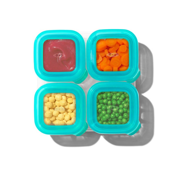 Oxo Tot Silicone Baby Blocks (120ml x 4)