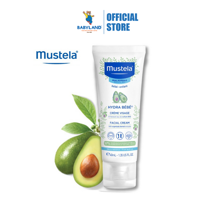 Mustela Hydra Bebe Facial Cream with Avocado (40ml)