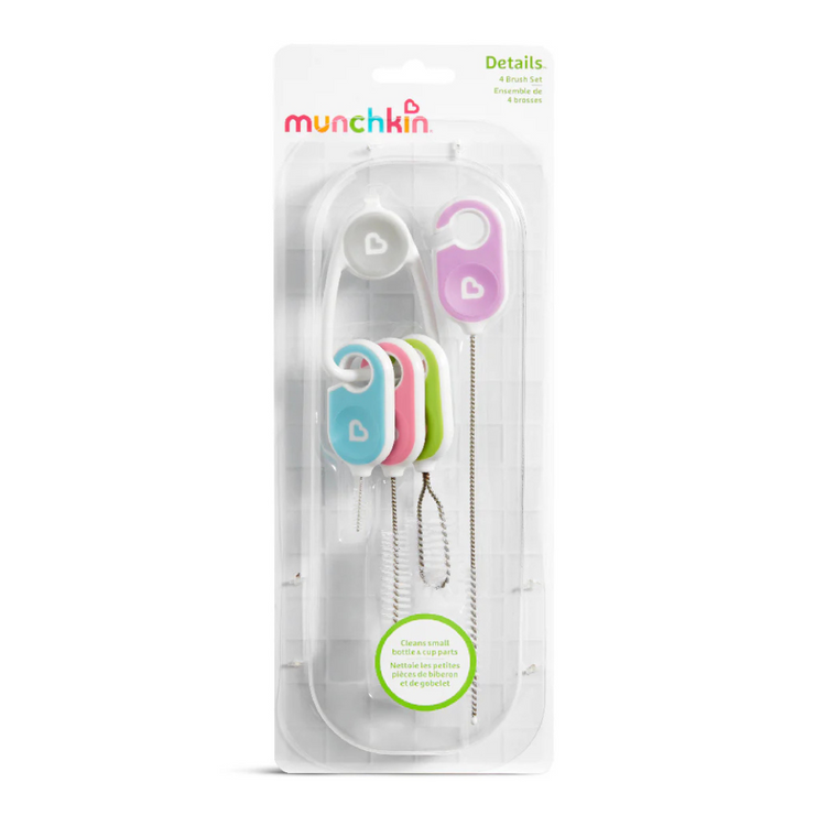 Munchkin Details Cleaning Brush Set (4 in 1)