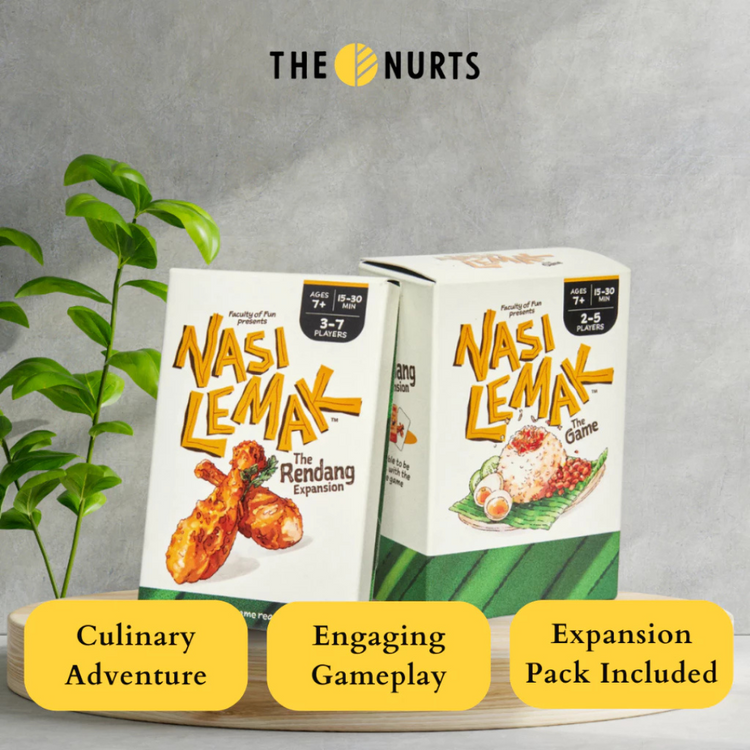 The Nurts Nasi Lemak The Game (Base & Expansion Pack) 2 in 1