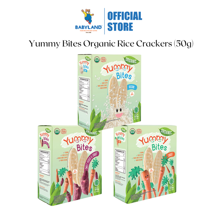 Yummy Bites Organic Rice Crackers 50g