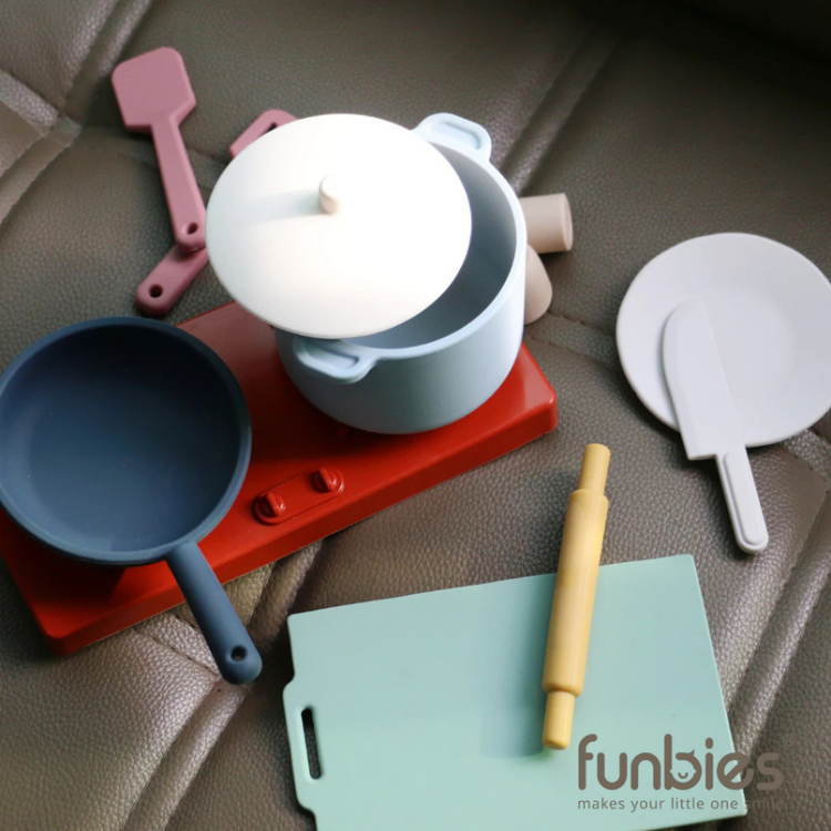 Funbies Silicone Kitchen Toy Set