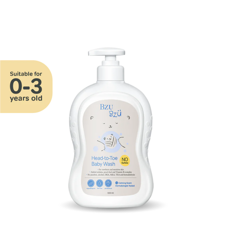 BZU BZU Head to Toe Baby Wash ( 200ml / 600ml )