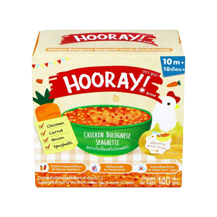 Hooray Baby Food Puree Porridge Cereal 140g ( 10+ months )