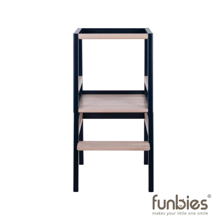 Funbies Baecere Convertible Learning Tower - PantoneBlue+Whitewash