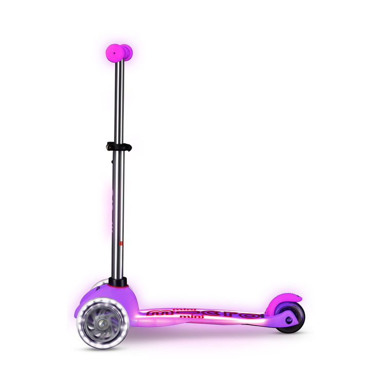 Micro Mini Deluxe Glow LED Plus Frosty Pink (2-5yrs)