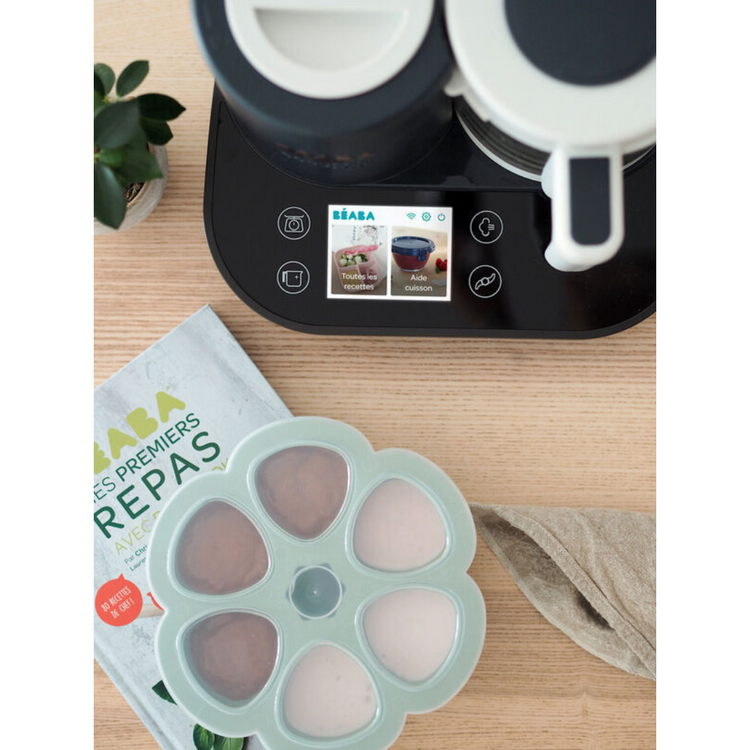 Beaba Multiportions Silicone Freezer Tray - Sage Green