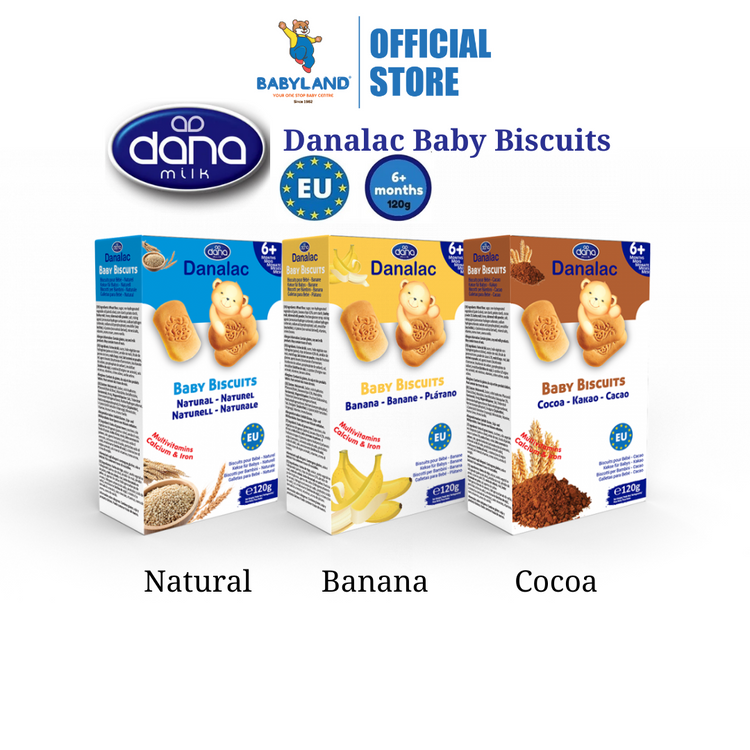 Danalac Baby Biscuits (120g) (6m+) [ HALAL ]