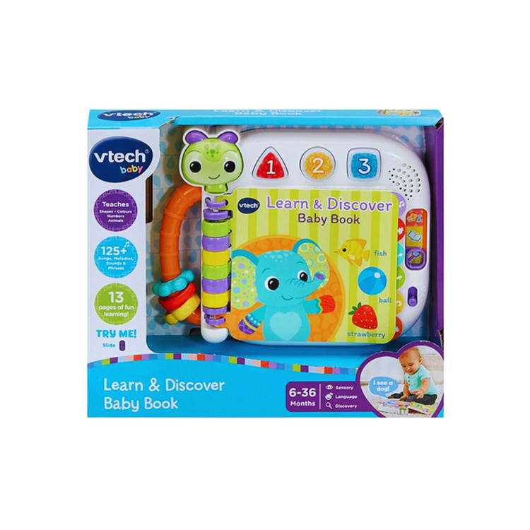 Vtech Learn & Discover Baby Book (6m+)