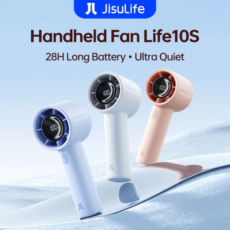 JisuLife Handheld Fan Life10/10S ( 4000mAh/5000mAh ) Portable Mini Fan for students Outdoor and Office