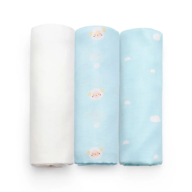 Granny Ben TENCEL Muslin Nursing Cloth (3 Pcs)