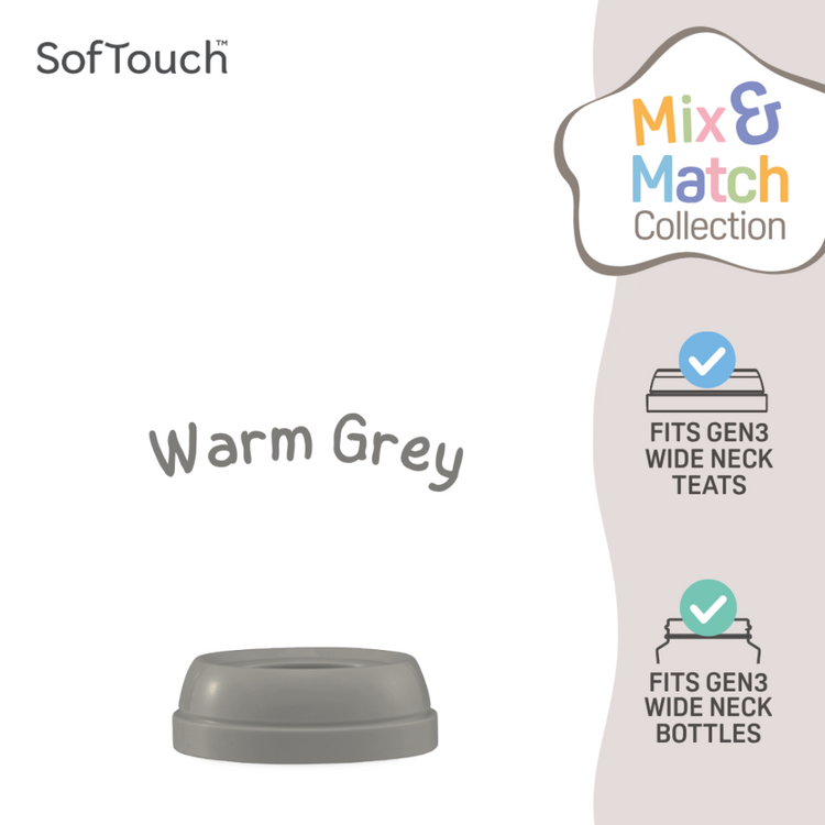 Pigeon SofTouch Wide-Neck Mix and Match Bottle Cap (3rd Gen Bottles)