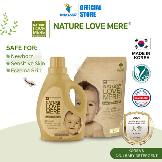 NATURE LOVE MERE Original Baby Laundry Detergent | Suitable for newborns/sensitive/eczema skin
