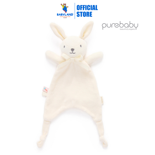 Purebaby Organic Bunny Snookie Friend Cloud Print