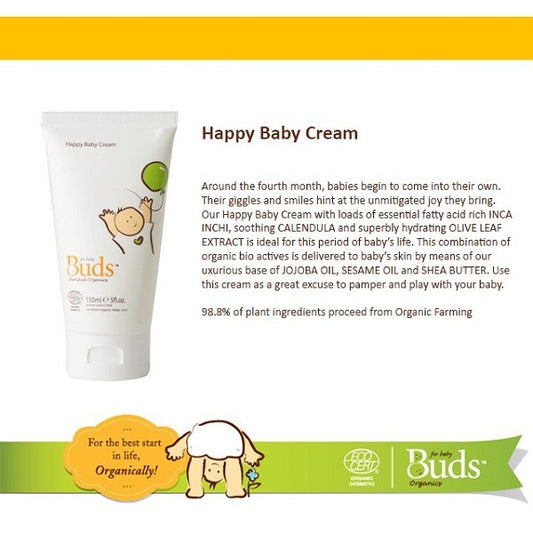 Buds Happy Baby Cream 150ml