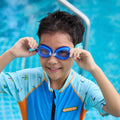 Cheekaaboo Booggles Swim Goggles with Neoprene Strap for Children Kids Boy Girl
