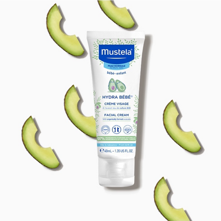 Mustela Hydra Bebe Facial Cream with Avocado (40ml)