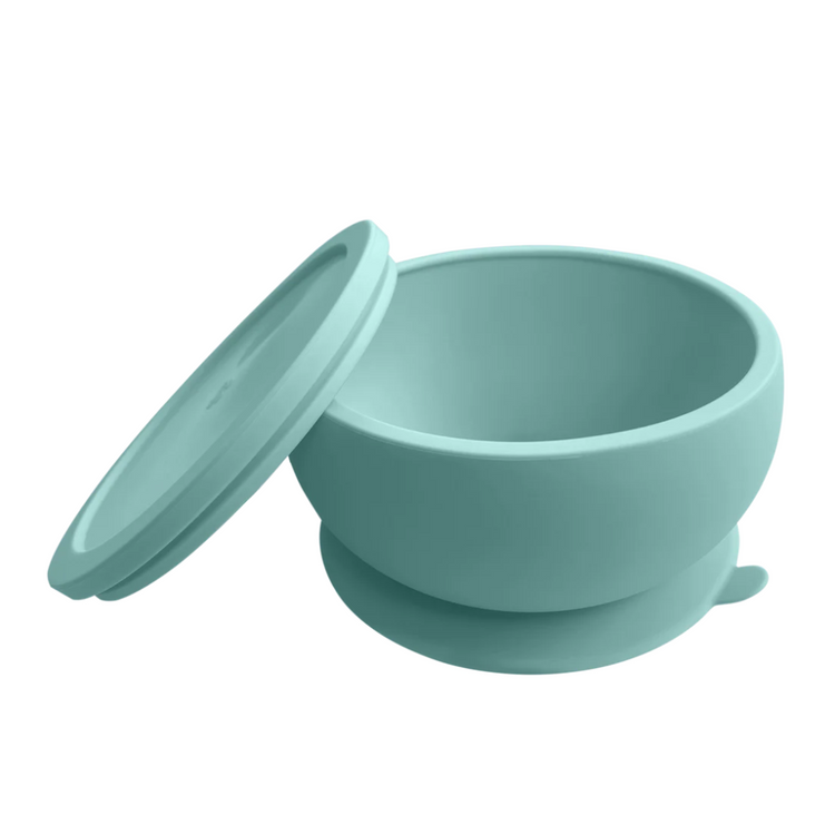Abiie Octopod Silicone Baby Suction Bowl With Lid