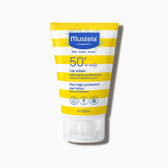 Mustela Very High Protection Sun Lotion - SPF 50+ for All Skin Types (100ml)