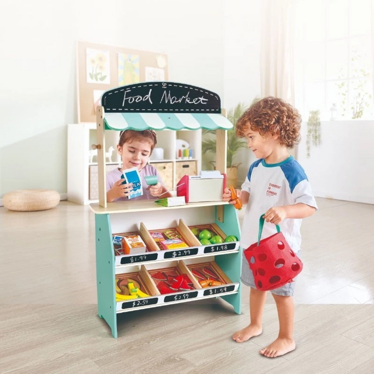 Hape 3209 Farmers Market Stall Role play ( 3+ Years )