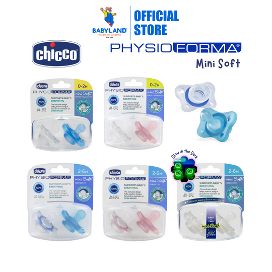 Chicco PhysioForma Mini Soft Silicone Soother With Casing 2Pcs