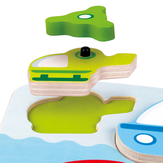 Hape 1607 Dynamic Vehicle Puzzle (18m+)