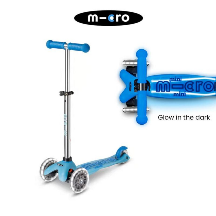 Micro Mini Deluxe Glow LED Plus Artic Blue (2-5yrs)