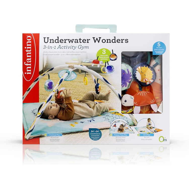 Infantino Underwater Wonders 3 In 1 Activity Gym (0m+)