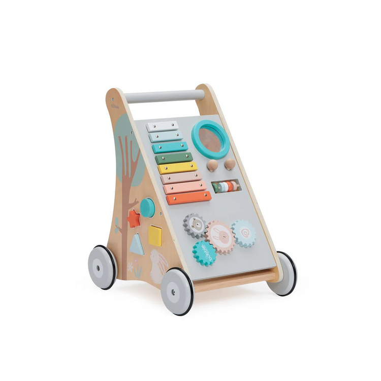 BUBBLE Wooden Activity Play Walker (18m+)