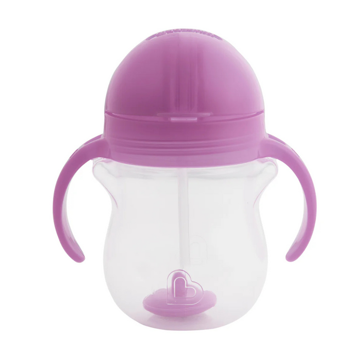 Munchkin Any Angle™ Click Lock® Weighted Straw Trainer Cup, 7oz (6m+)