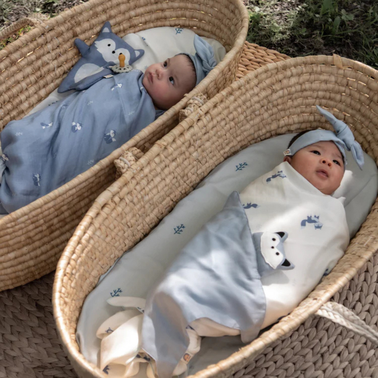 Saeson Swaddle Cloth 100% Tencel (47" x 47") (2-pack)