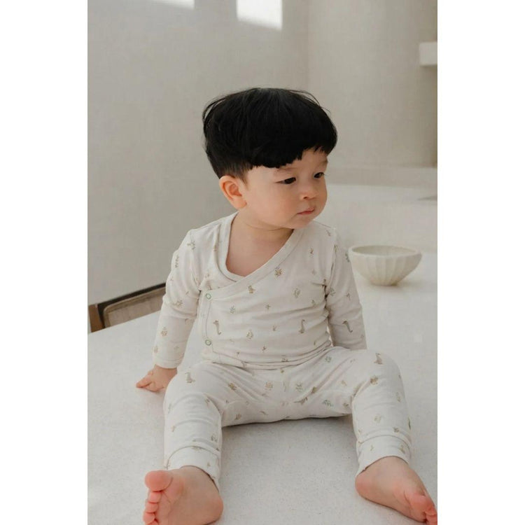 Hamako Tencel Baby Kids Long Kimono Set - Nest
