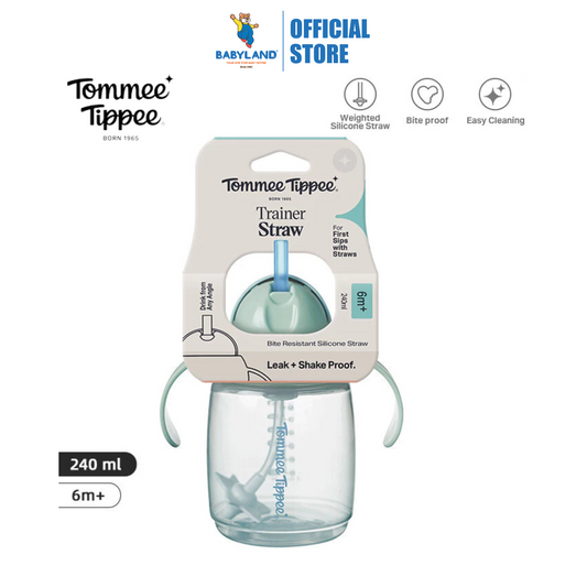 Tommee Tippee Trainer Straw Cup Bottle 240ml - Boy