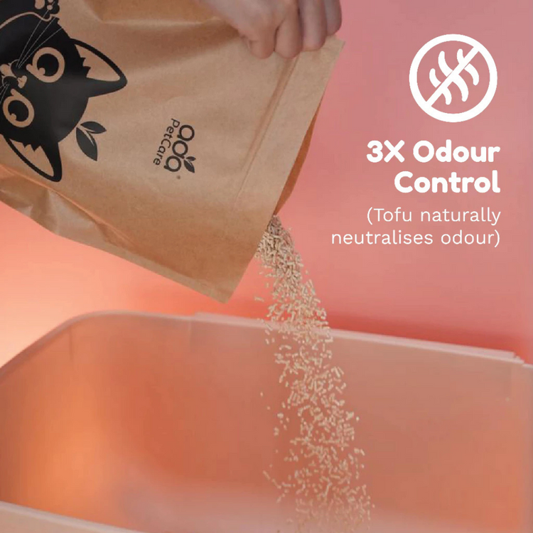Ada Premium Tofu Cat Litter 2.5kg [100% NATURAL, 3x ODOUR CONTROL, NON-CLUMPING, DUST-FREE, LOW TRACKING]