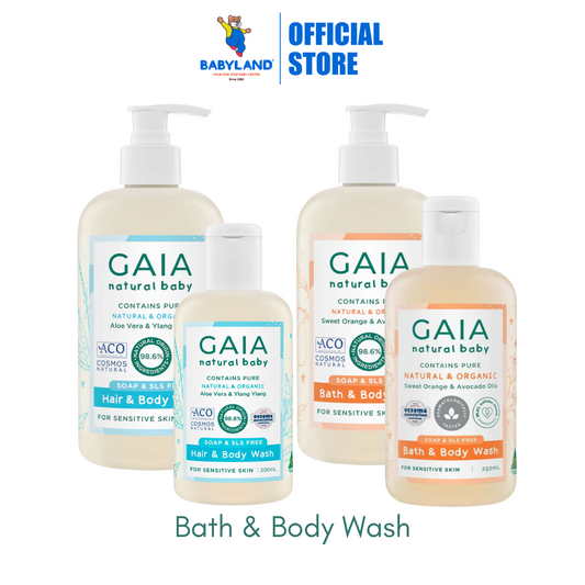 Gaia Natural Baby Hair & Body Wash