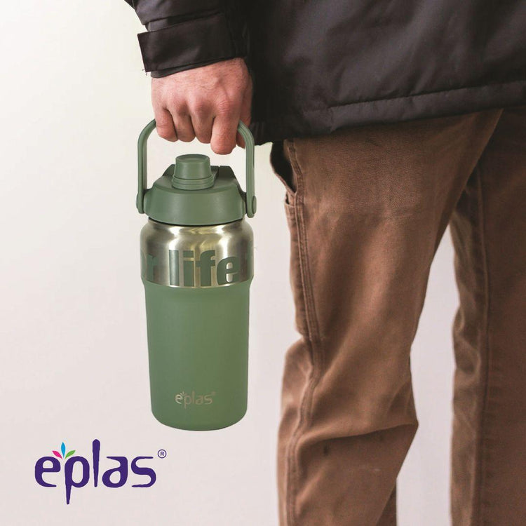 EE JIA Eplas Tempro Vacuum Flask 1200ml (EVH-1200) (Random Colour)