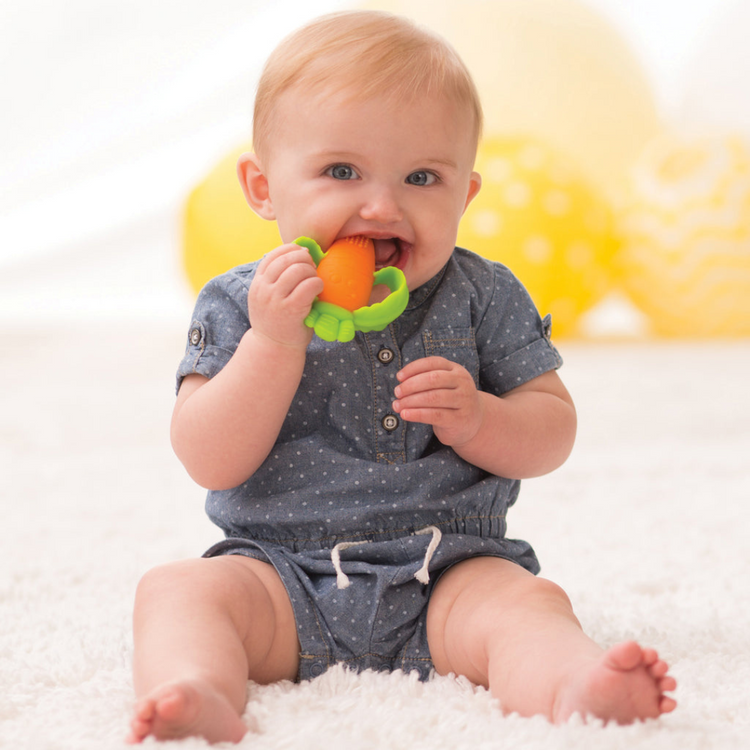 Infantino Textured Carrot Teether (0m+)