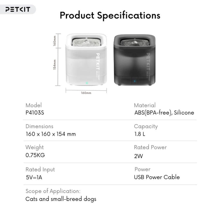 PETKIT EVERSWEET SOLO SE Smart Pet Drinking Fountain