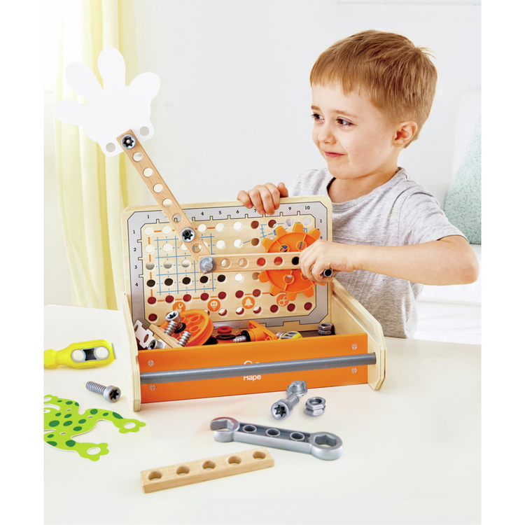 Hape 3029 Science Experiment Toolbox STEM Toy for Kids age 4 years+