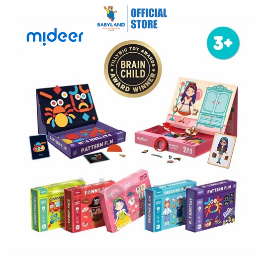 Mideer Magnetic Board Education Puzzle Playset (3Y+)