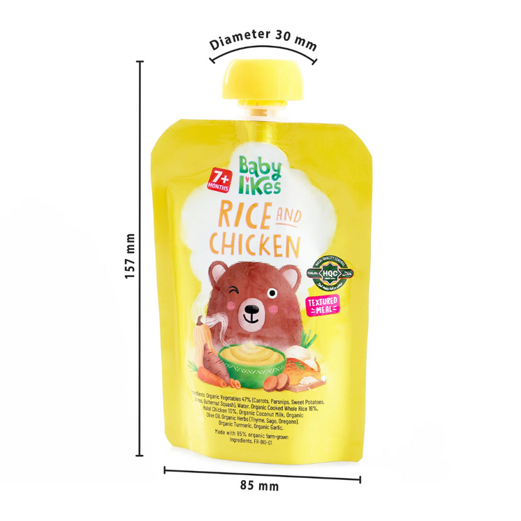 Beru Likes Organic Baby Puree 130g (7m+)