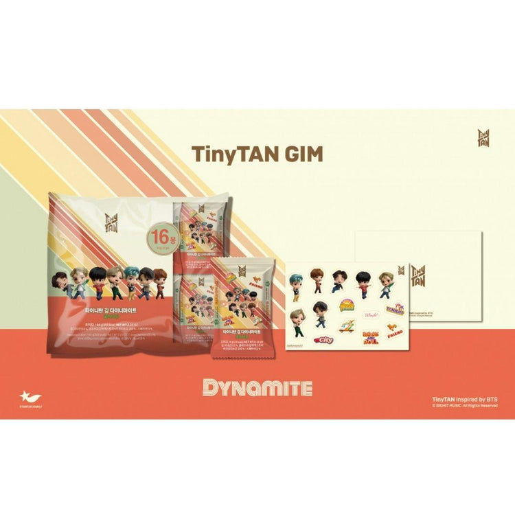TinyTan Dynamite Seaweed Snack (Olive Oil) 16x4g