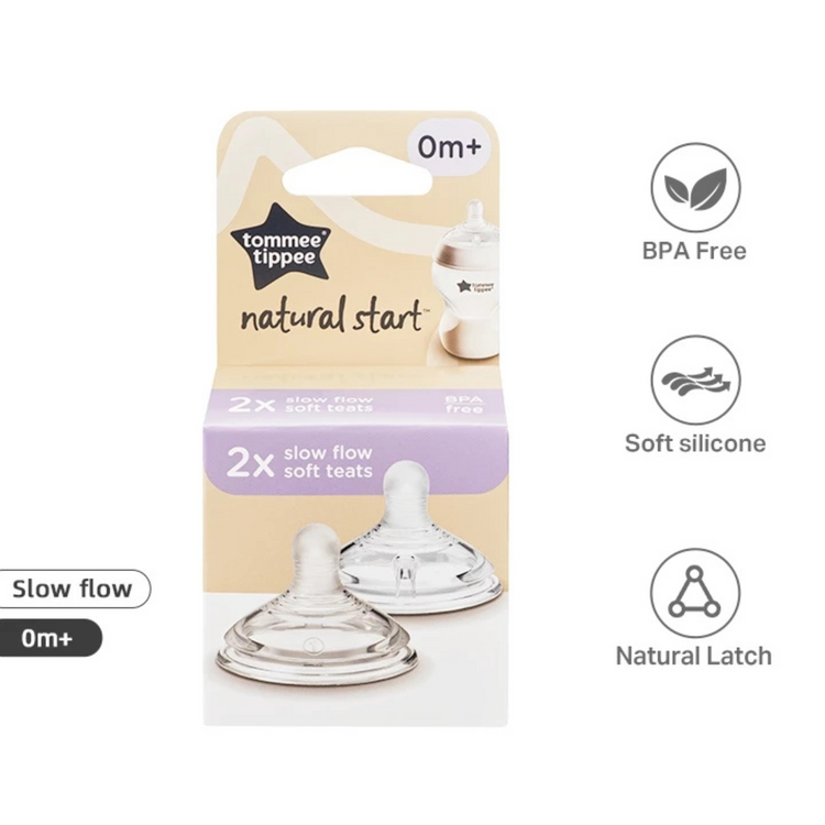 Tommee Tippee Natural Start Soft Teat (2Pcs)