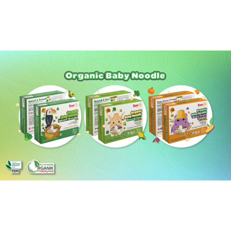 Baebis Organic Baby Noodle (7m+)