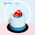 [PRE-ORDER] Yippii Roadway Car Cake 4 Inch (Fondant)