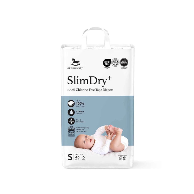 Applecrumby SlimDry+ Diapers (Mega)