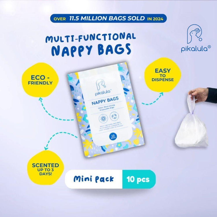 Pikalula Nappy Bags 10pcs Mini Pack