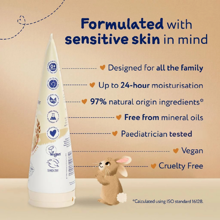 Childs Farm OatDerma Body Moisturiser - Fragrance-Free (200ml)