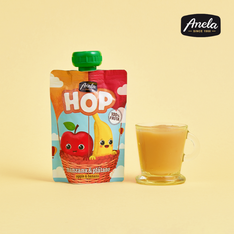 Anela Hop Fruit Puree 100g (6m+) [Halal] /Made in Spain