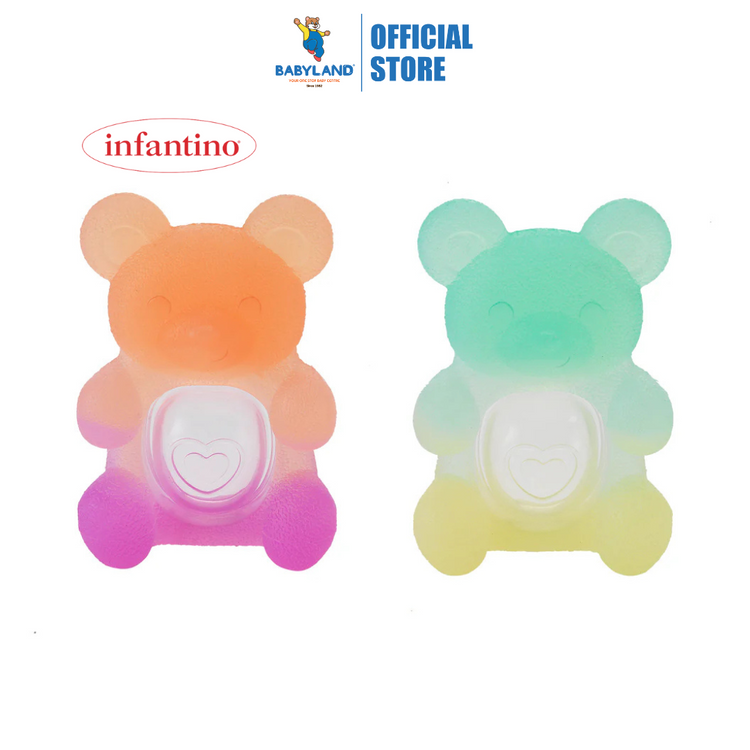 Infantino 316777 Teethimal Pop Pals - Gummy Bears Suitable for Age 0+ Months